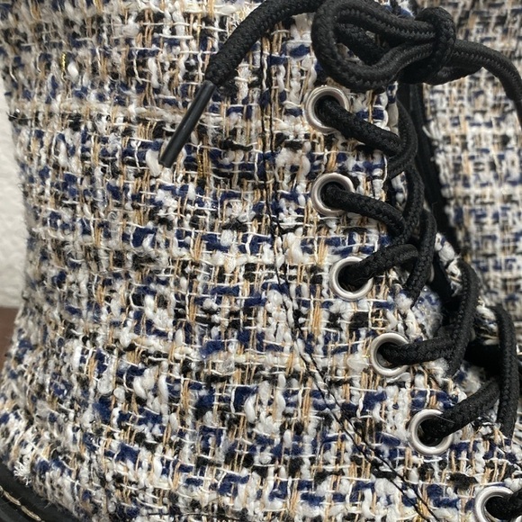 Torrid Stevie Tweed Combat Boots Size 9.5 - Picture 3 of 9